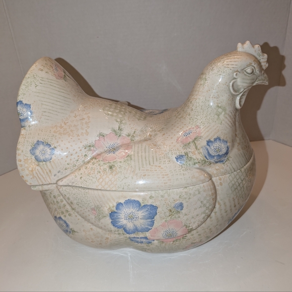 NWOT Vintage “Fitz & Floyd" Provence Soup Tureen with Ladle - Picture 3 of 16